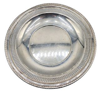 Cartier Sterling Plate, 7.2 OZT.