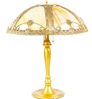 Early American Lamp & Shade