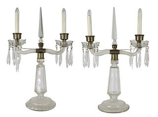 Likely Baccarat Electrified Crystal Candlesticks