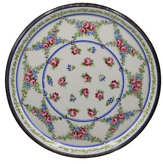 French Decorative Ceramic Platter