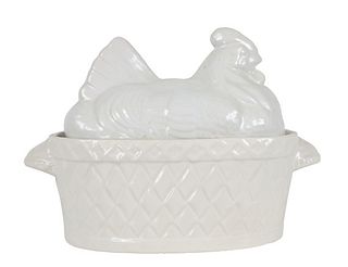 Early Tureen w/ Hen Cover