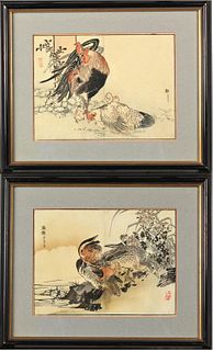 (2) Chinese Watercolor & Ink Paintings