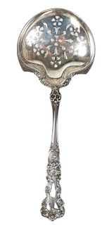 English Sterling Silver Serving Spoon, 2.4 OZT.