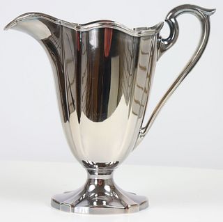 Silver Plated Helmet Form Water Pitcher