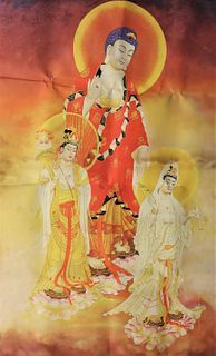 Chinese Hanging Scroll, Bodhisattva