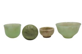 (4) Chinese Celadon Pieces