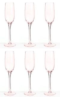 Set of 6 Vintage Champagne Glasses