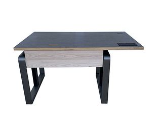 Height Adjustable Industrial Desk Made in Los Angeles from the Ryan Seacrest Studios