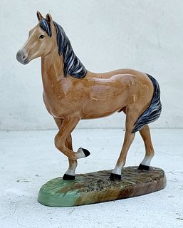 FRANKLIN MINT HORSE FIGURINE -English- 1987