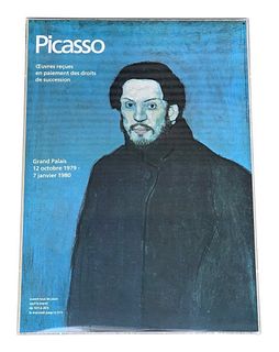Vintage Picasso Exhibition Poster, Grand Palais