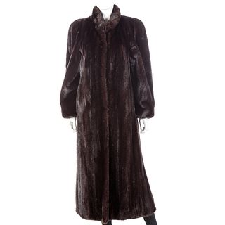Kent Fisher Brown Mink Full-Length Coat