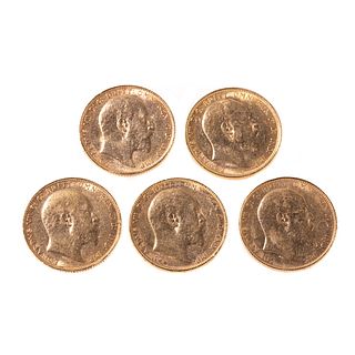 Five Gold Sovereigns