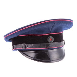 German W. W. II Railway Officers Peaked Hat