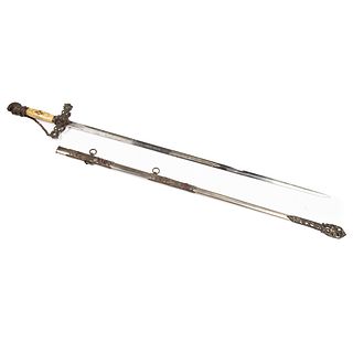 Knights Templar Sword with Scabbard