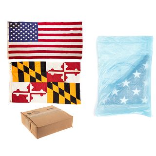 Assorted U. S & Maryland Flags