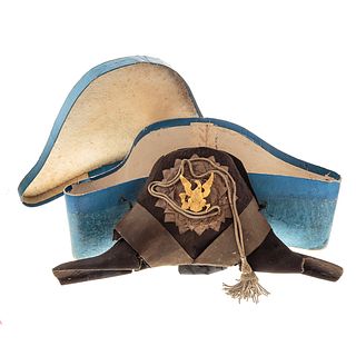 Early 19th Century American Bicorn Militia Hat