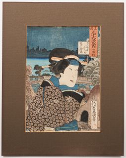 Kunisada Japanese Woodblock Print