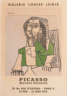 Picasso Galerie Louise Leiris Exhibition Poster