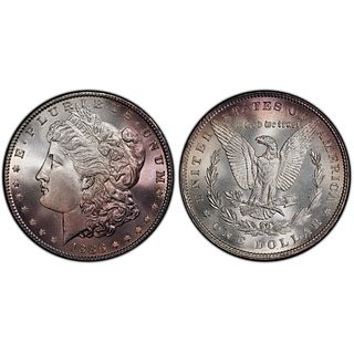 1886 Morgan Silver Dollar UNC Details PCGS