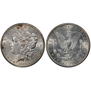 1884 S Morgan Silver Dollar AU55 PCGS