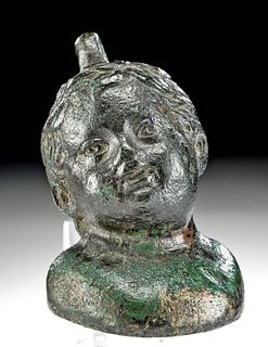 Roman Bronze Steelyard Weight of a Boy, ex-Sotheby's