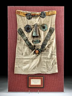Chimu / Chancay Textile & Copper-Silver Mask Features