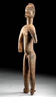 Early 20th C. African Igbo Wood Alusi Deity Figure