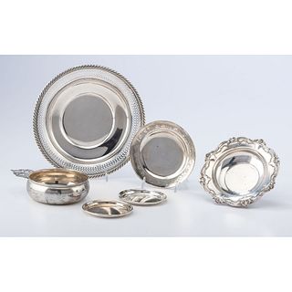 A Group of Sterling Dishes and Compotes