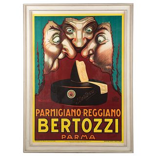 Luciano Mauzan. "Bertozzi Parma," lithograph