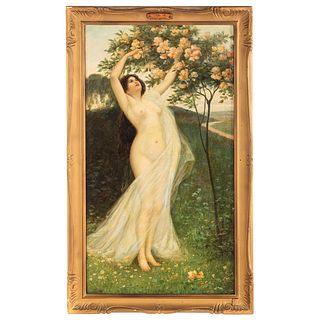 J. Cassin. Allegory of Spring, oil on canvas
