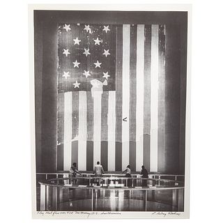 A. Aubrey Bodine. "Flag That Flew Over Fort…"