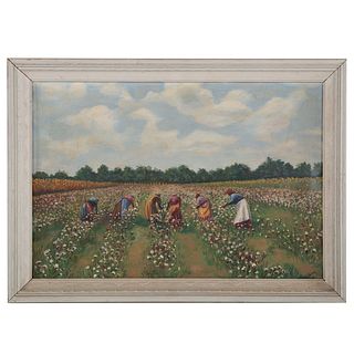 H.C. Penny. "Cotton Picking in Georgia," oil