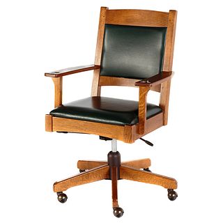 L.& J.G. Stickley Mission Oak Desk Chair