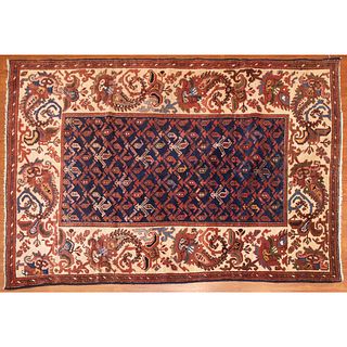Antique Malayer Rug, Persia, 4.3 x 6.3