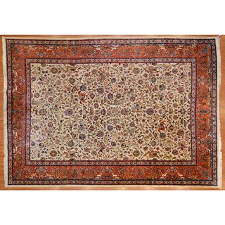 Tabriz Carpet, Persia 9.8 x 13.9