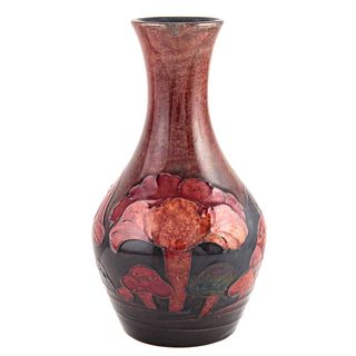 Moorcroft Flambe Claremont Toadstool Vase