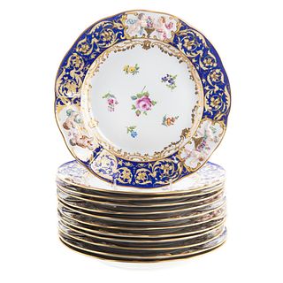 12 Capodimonte Porcelain Cabinet Plates