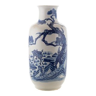 Chinese Export Blue/White Vase