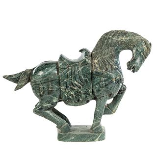 Carved Marble Horse in the Tang Manner