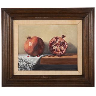 David Zuccarini. Pomegranates, oil