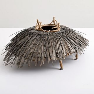 Mary Giles Woven Basket/Fiber Art