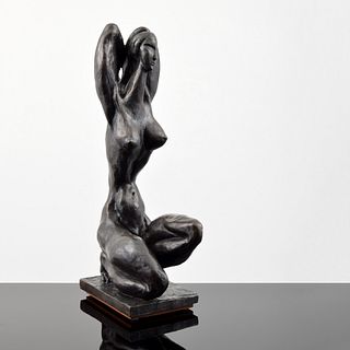 Large Doris Caesar Bronze Sculpture, Female Nude