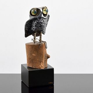 Curtis Jere Owl Sculpture