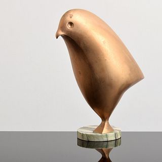 Paul von Ringelheim Bronze Bird Sculpture