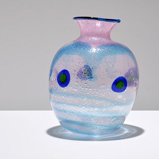 Large Anzolo Fuga Vase, Provenance Lobel Modern