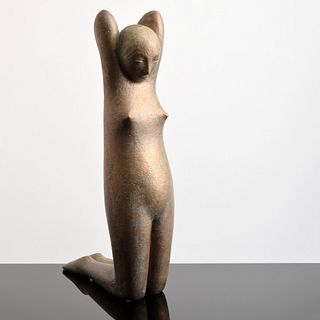 Hugo Robus Bronze Figural Sculpture