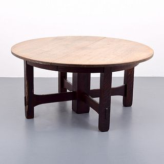 Gustav Stickley 5-Leg Dining Table