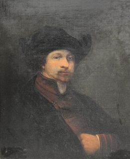 Flemish School (late 18th Century, early 19th Century)
portrait of a gentleman
oil on canvas
unsigned
27" x 23 1/2"