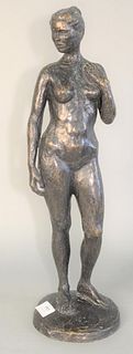 Wayne Southwock (b. 1923)
standing woman bronze
signed on base Southwick 3/8
height 21 1/4 inches
Provenance: The Estate of Diana Atwood Johnson