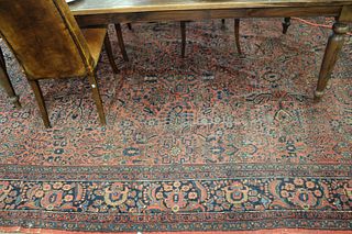 Hamadan Oriental Carpet low pile8' 9" x 11' 7"first quarter of the 20th Century